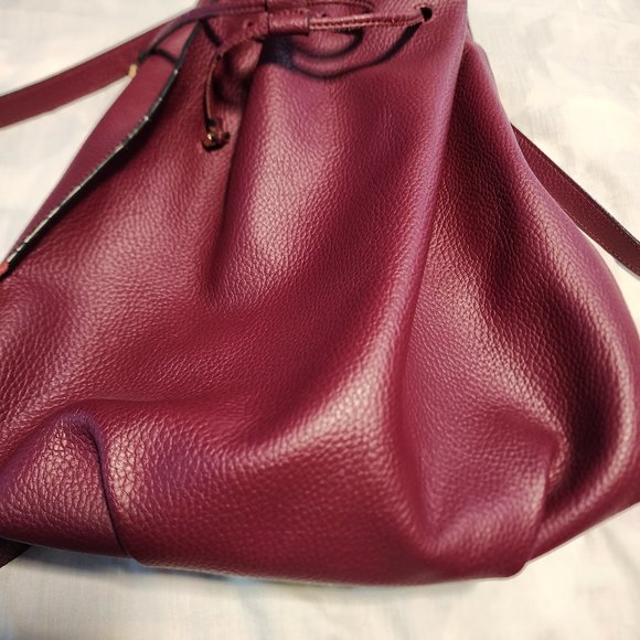 Halston Heritage | Bags | New Halston Burgundy Leather 
